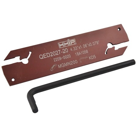 H & H Industrial Products 4.33 X 1.06 X 0.079" Right Hand External Cut-Off & Grooving Blade 2209-0020